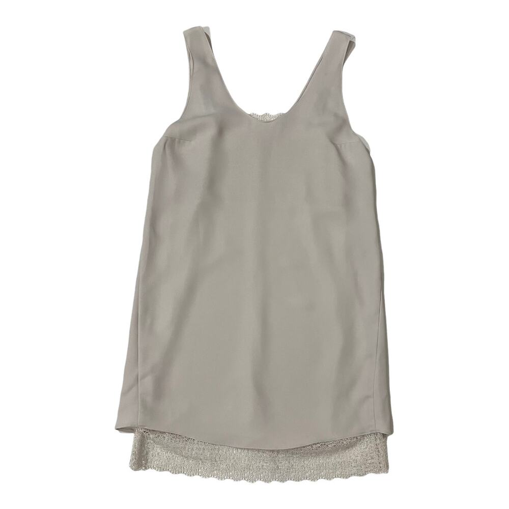 The Kooples Scoop Neck Mini Shift Dress - Ivory - FR 36/US 6/S
